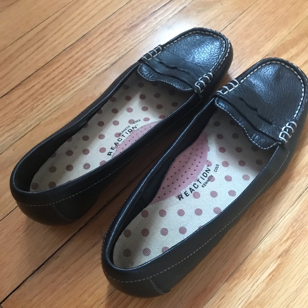 Black loafers